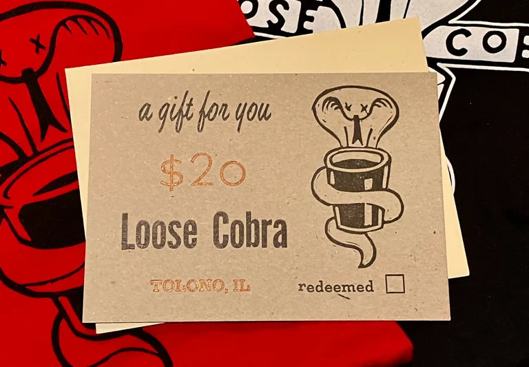 Loose Cobra Gift Card ($20)